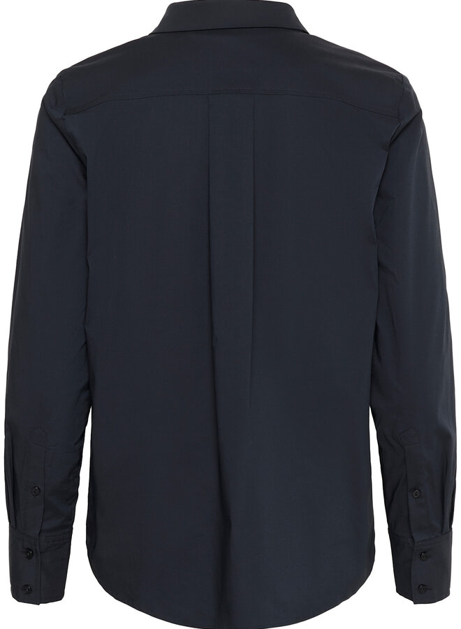Chemise Part Two Nimini à col classique bleu marine