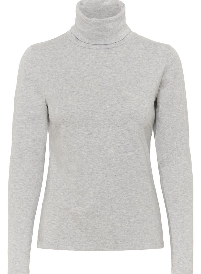 Chandail Part Two Efinas à col roulé gris pâle mélange
