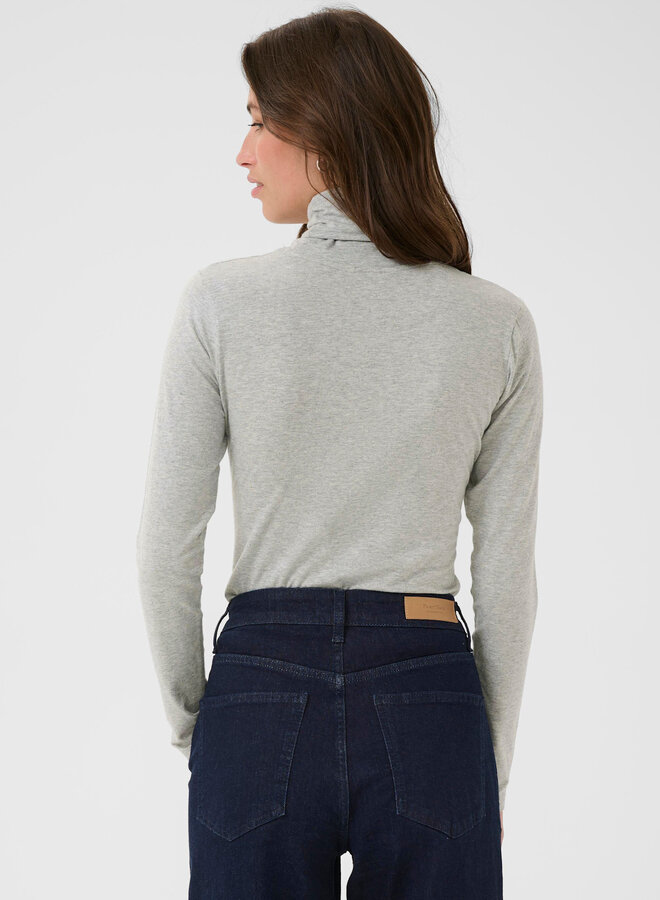 Chandail Part Two Efinas à col roulé gris pâle mélange