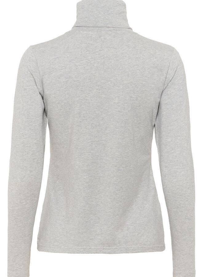 Chandail Part Two Efinas à col roulé gris pâle mélange