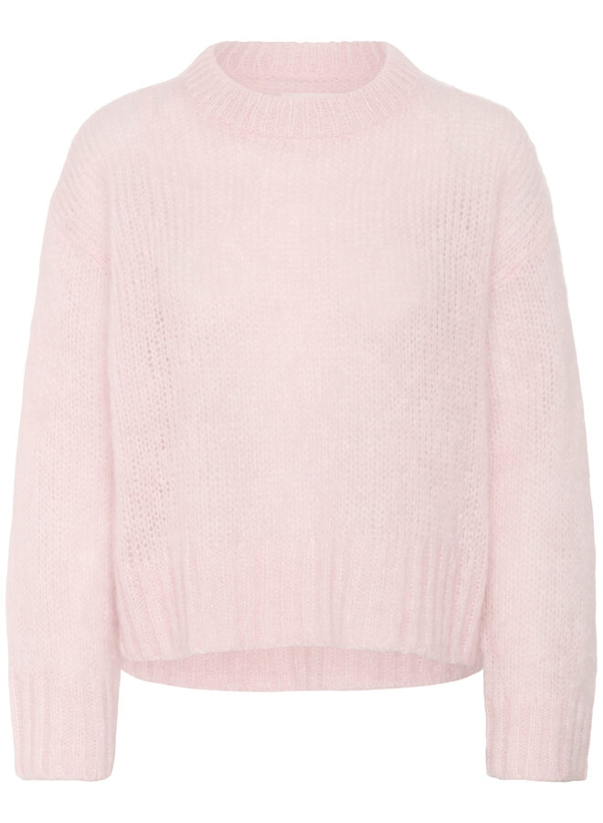 Tricot Part Two Sille en mohair rose pâle
