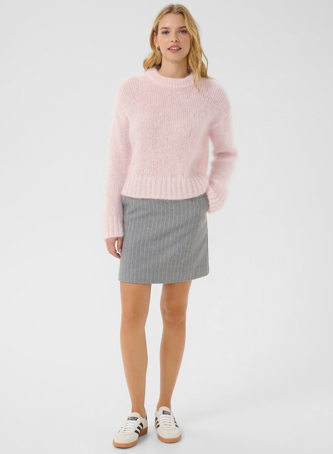 Tricot Part Two Sille en mohair rose pâle