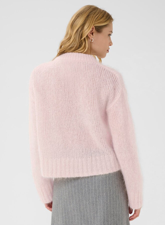 Tricot Part Two Sille en mohair rose pâle