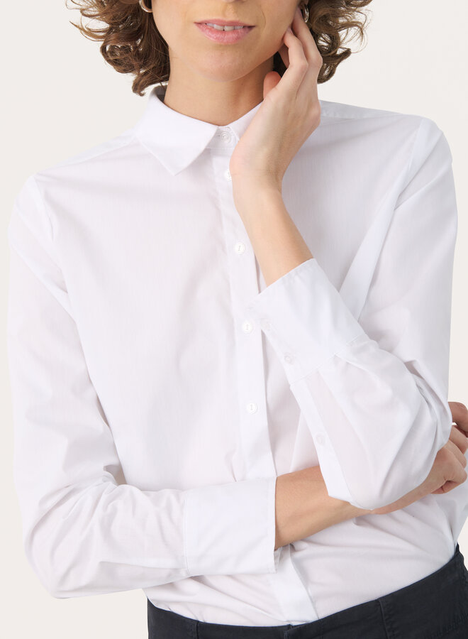 Chemise Part Two Nimini à col classique blanche