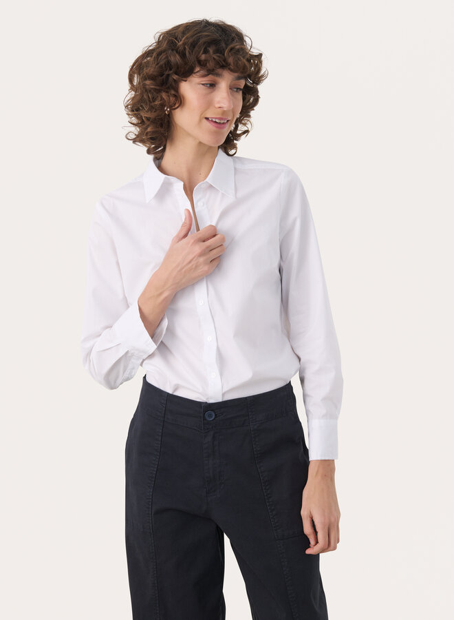 Chemise Part Two Nimini à col classique blanche
