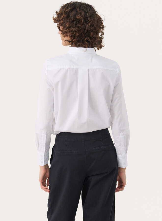 Chemise Part Two Nimini à col classique blanche