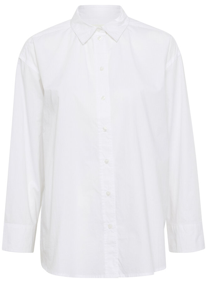 Chemise Part Two Savanna surdimensionnée blanche
