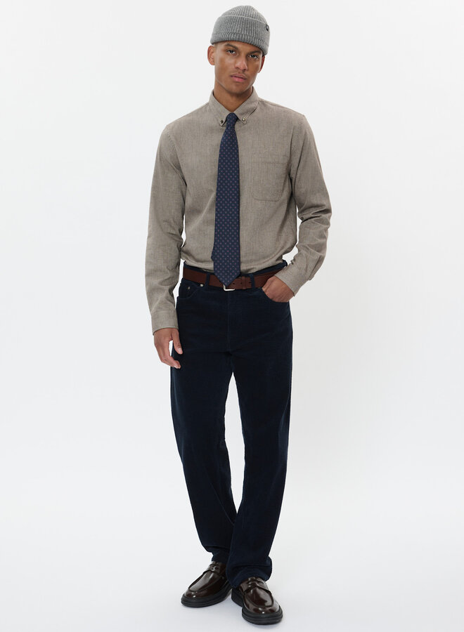 Chemise Matinique Trostol Oxford beige morille