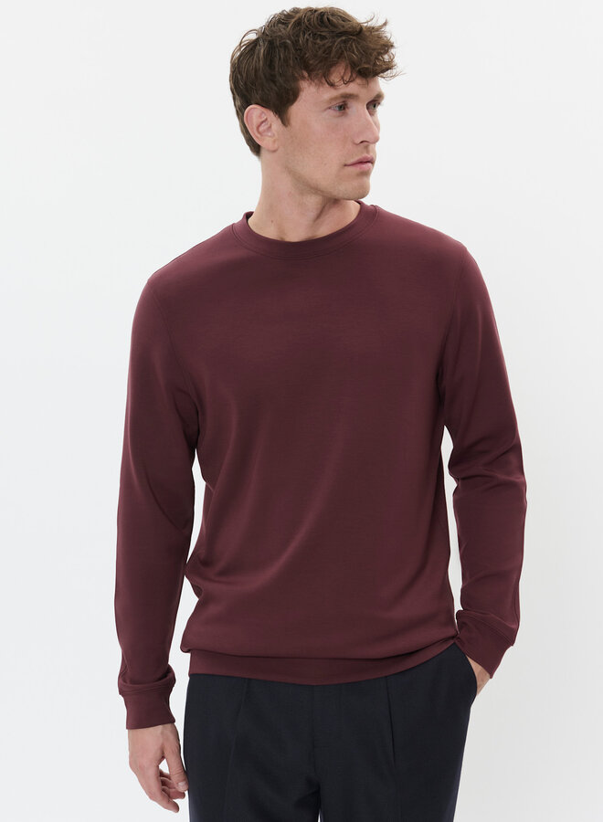 Chandail Matinique Harry en jersey doux rouge porto