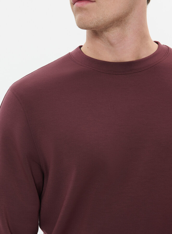 Chandail Matinique Harry en jersey doux rouge porto
