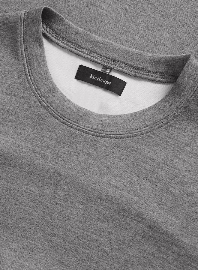 Chandail Matinique Harry en jersey doux gris mélange
