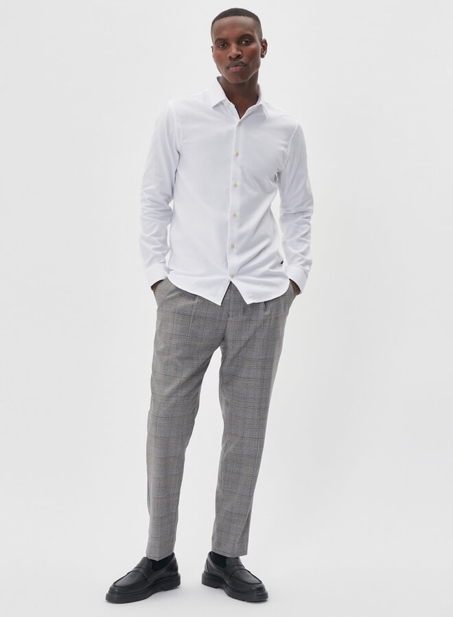 Chemise Matinique Trostol blanche tissée