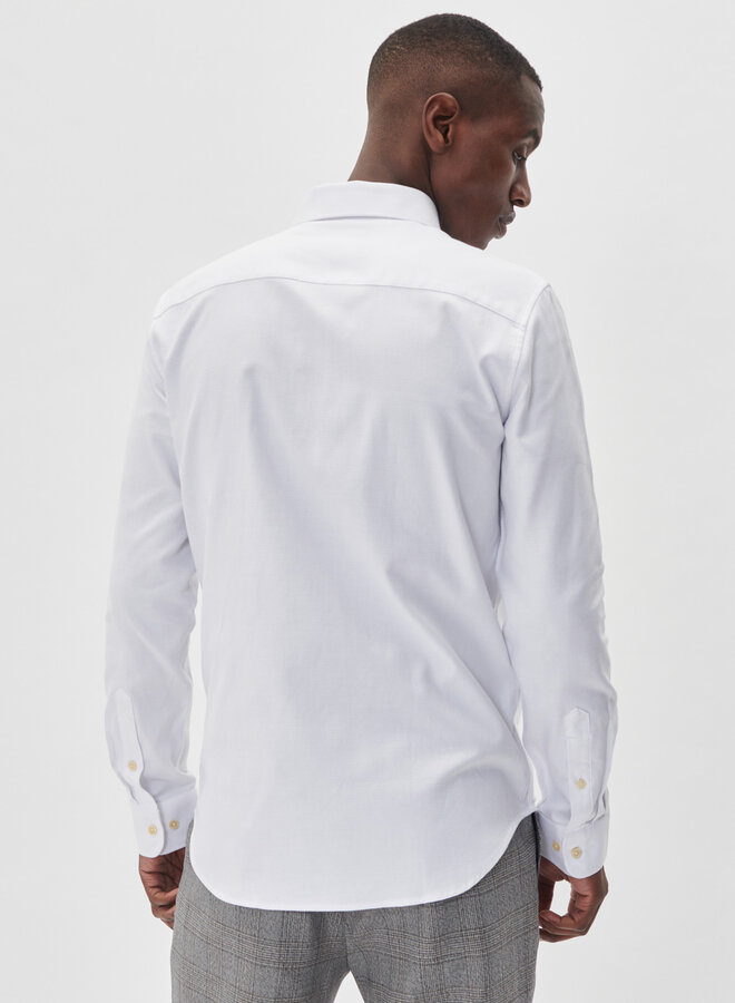 Chemise Matinique Trostol blanche tissée