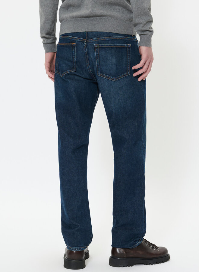 Jeans Matinique Mike bleu foncé délavé