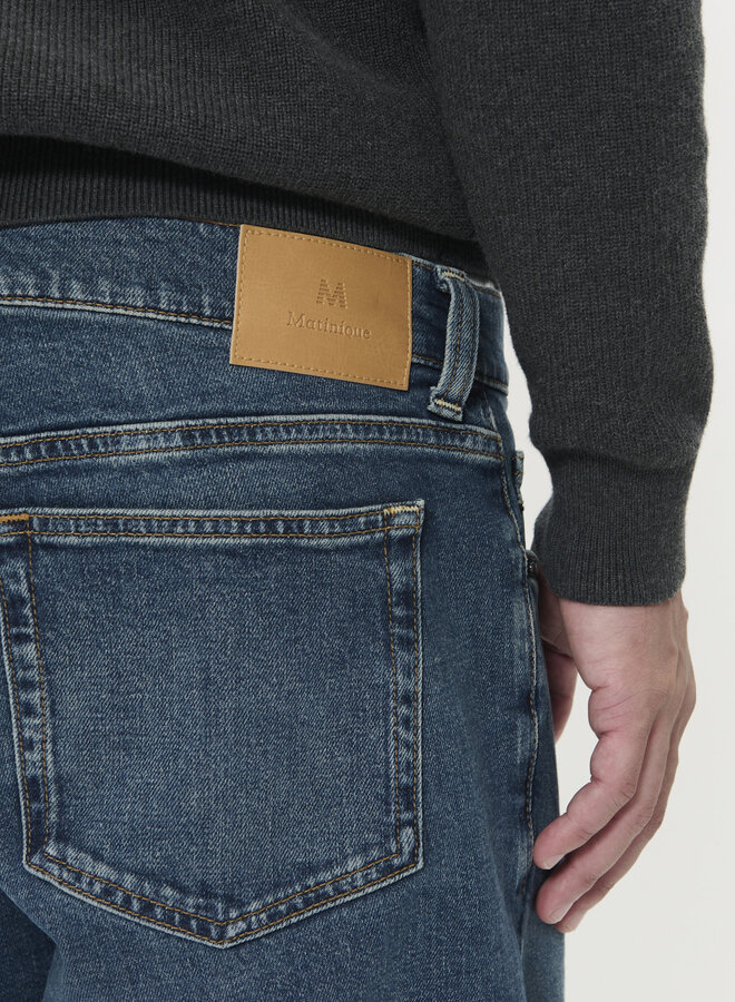 Jeans Matinique Mike bleu moyen délavé