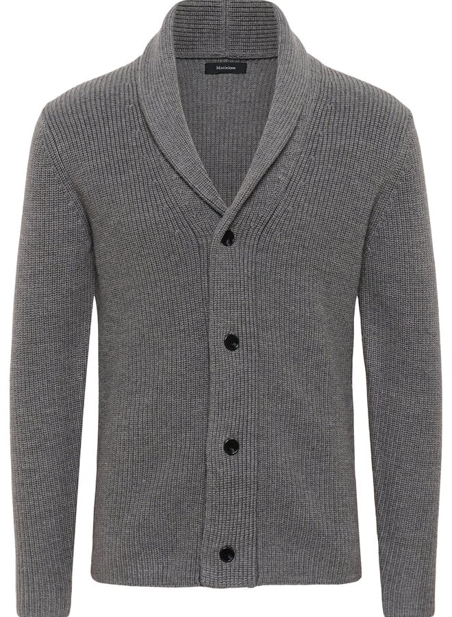 Cardigan Matinique Krollo à col châle gris