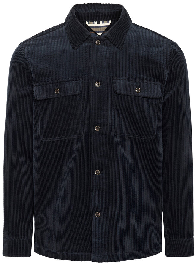 Surchemise Matinique Cookridge en corduroy bleu marine