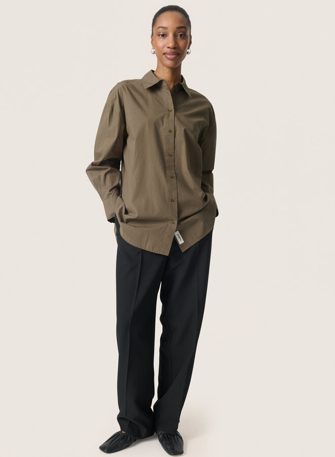 Chemise Soaked in luxury Joa Jani ample vert khaki