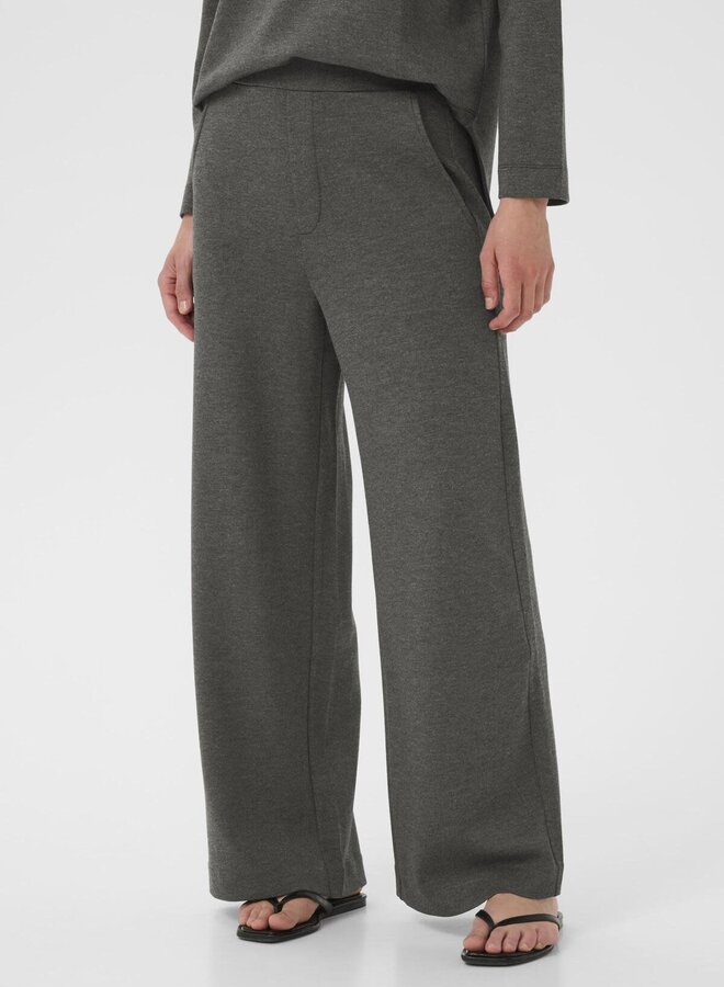 Pantalon InWear Gincette en jersey gris foncé mélange
