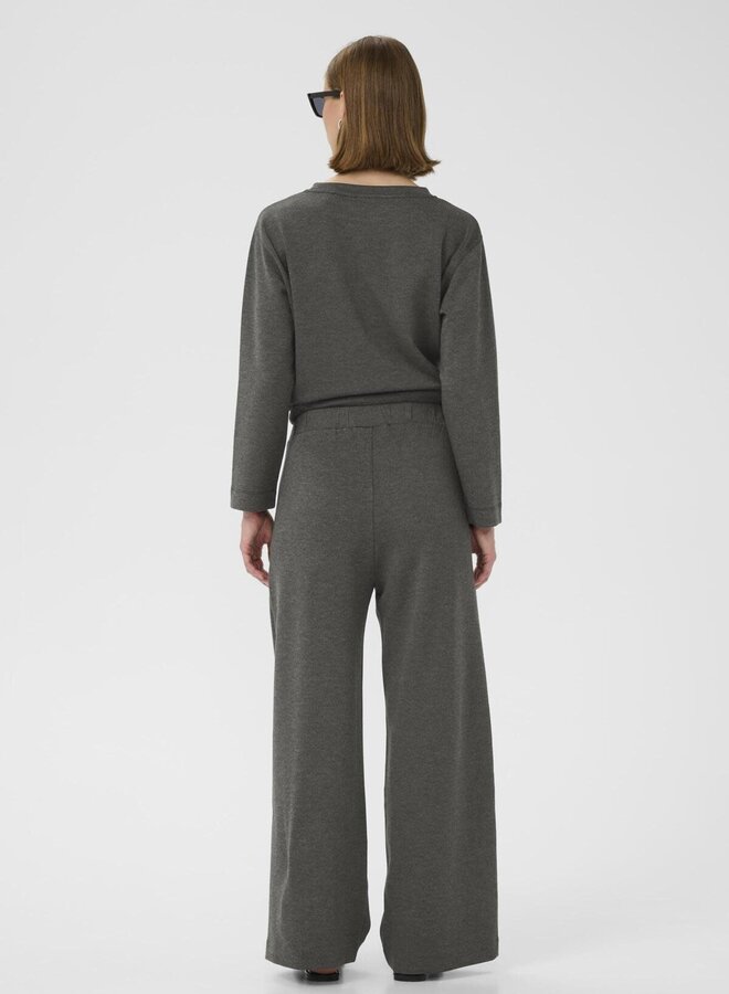 Pantalon InWear Gincette en jersey gris foncé mélange