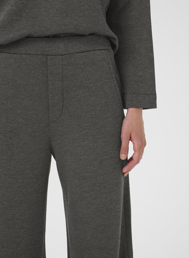 Pantalon InWear Gincette en jersey gris foncé mélange