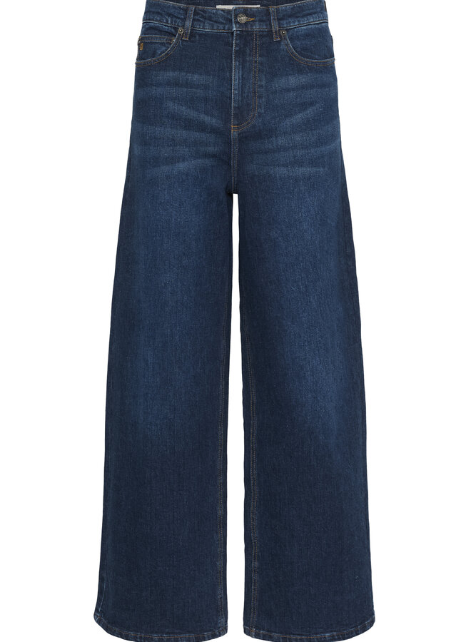 Jeans InWear Nana à jambes larges bleu moyen foncé