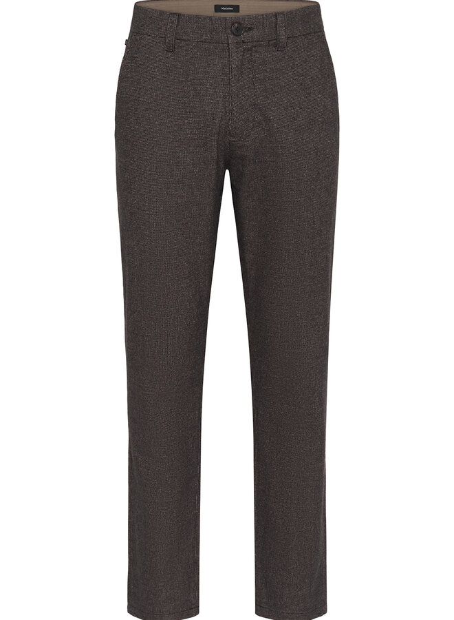 Pantalon Matinique Parker tissé brun espresso