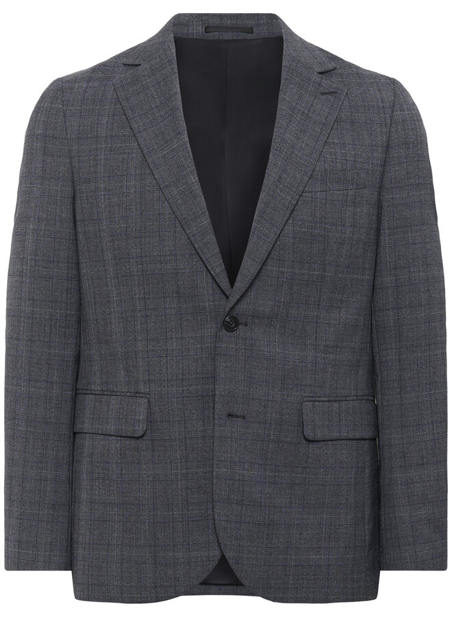 Veston Matinique George à carreaux gris