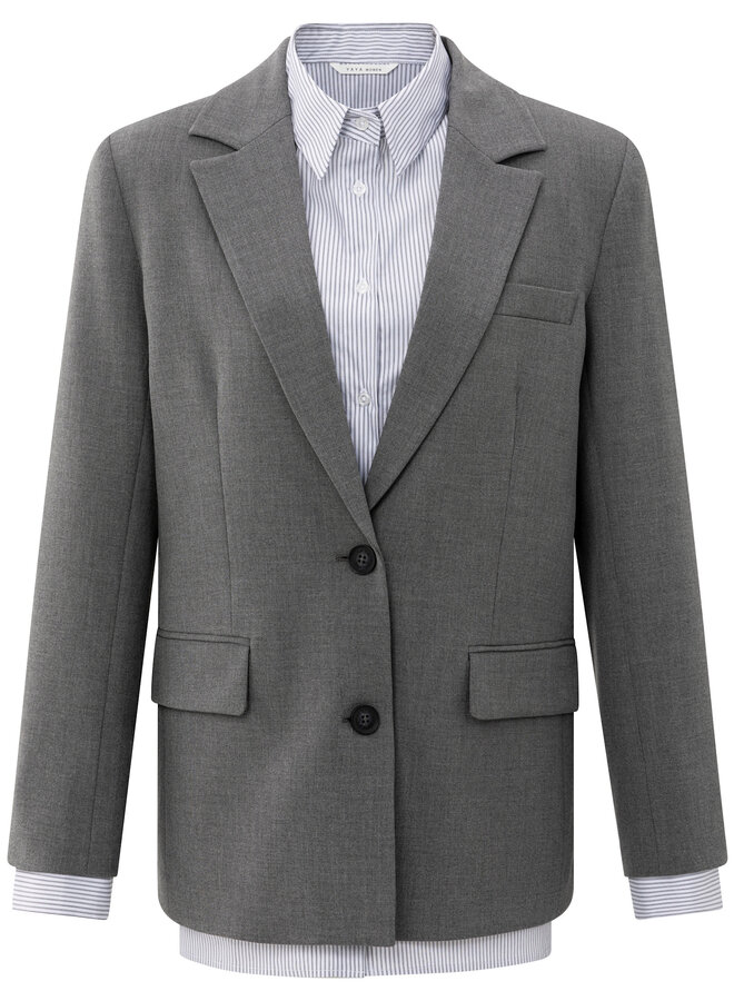 Veston Yaya avec chemise intégrée gris