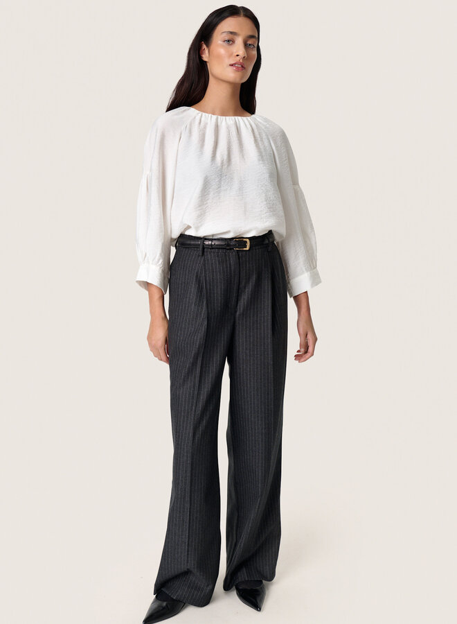 Pantalon Soaked in luxury Malodi gris rayé