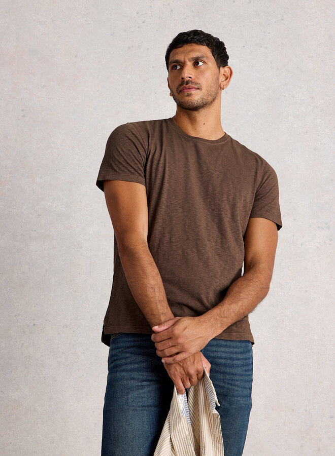 T-shirt White Stuff Abersoch brun mocha