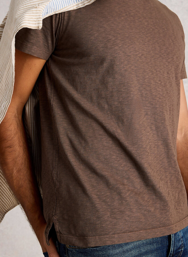 T-shirt White Stuff Abersoch brun mocha