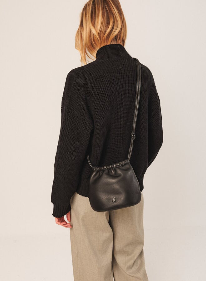 Sac bandoulière Indi & Cold pochon noir