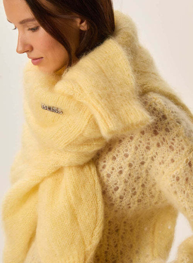 Tricot Des Petits Hauts Chimon jaune paille