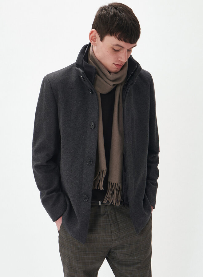 Manteau Matinique Harvey Short gris moyen mélange mélange
