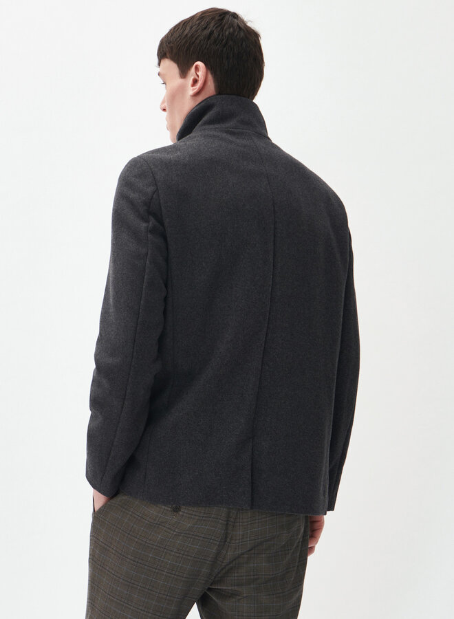 Manteau Matinique Harvey Short gris moyen mélange mélange