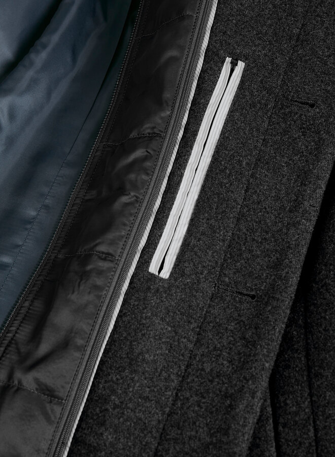 Manteau Matinique Harvey Short gris moyen mélange mélange
