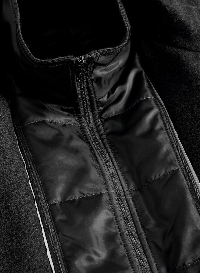 Manteau Matinique Harvey Short gris moyen mélange mélange