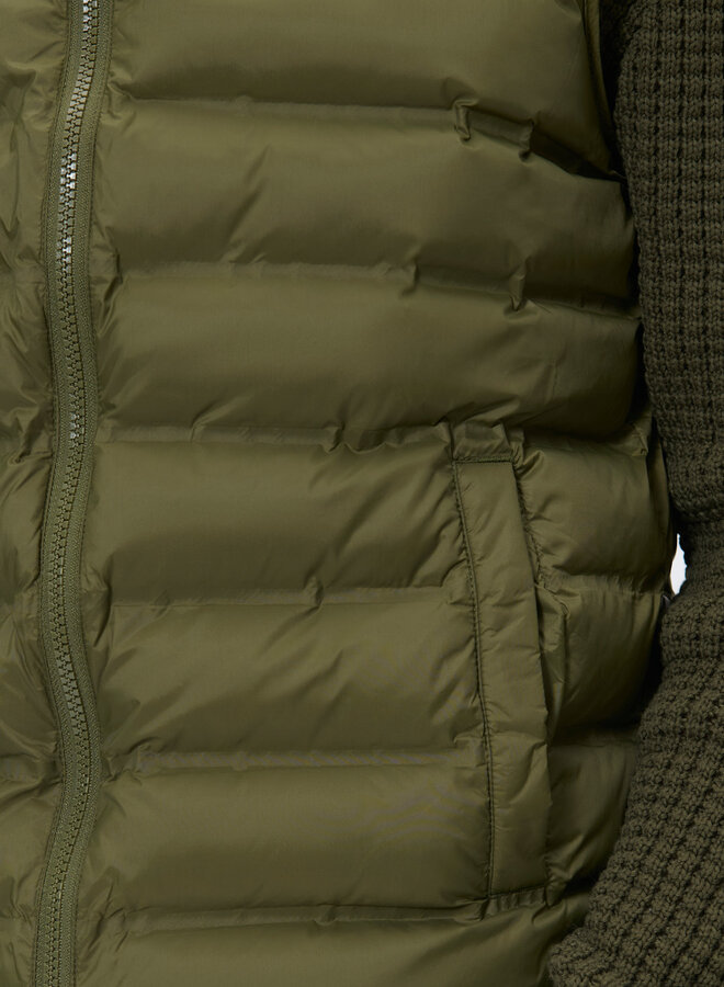 Veste Matinique Salvatore sans manches matelassée vert olive