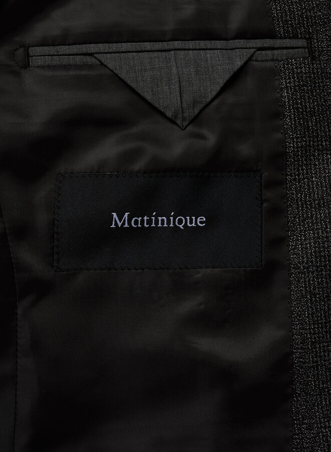 Veston Matinique George à carreaux brun espresso