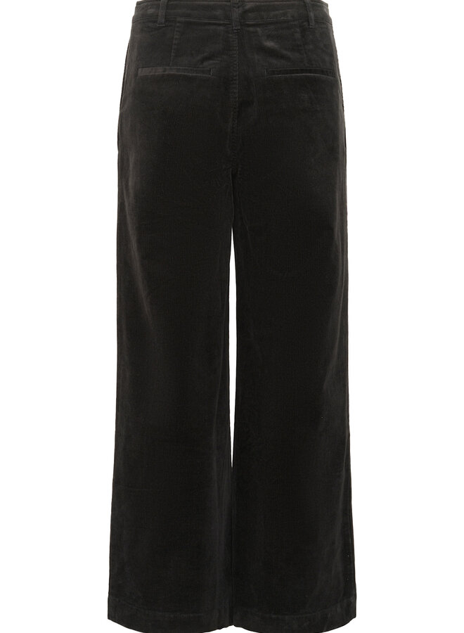 Pantalon Part Two Ninnen en corduroy fin noir