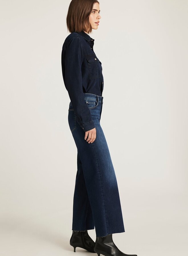 Jeans Mavi Jeans Paloma - Mid Rise Dark Blue Feather Luxe