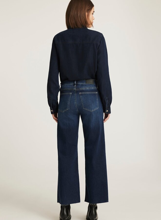 Jeans Mavi Jeans Paloma - Mid Rise Dark Blue Feather Luxe