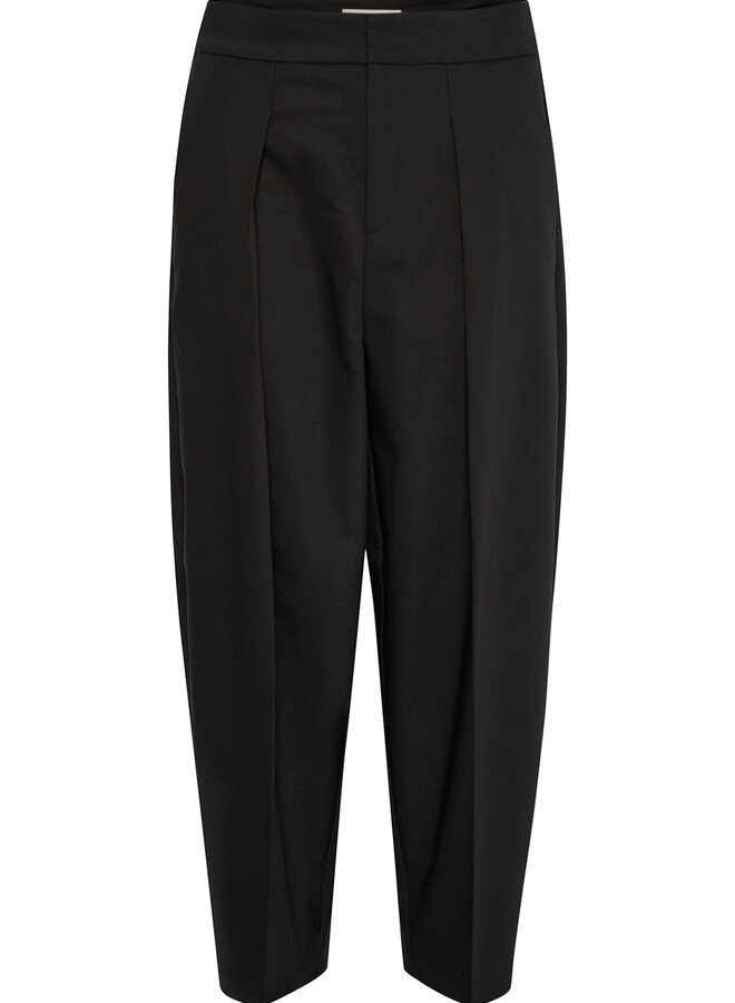 Pantalon InWear Zella Barrel à plis noir