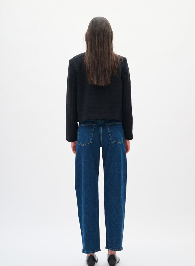 Jacket InWear Zeenia à boutons dorés et tweed noir