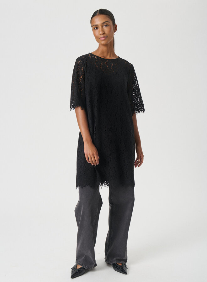 Robe Part Two Vienne en dentelle noire