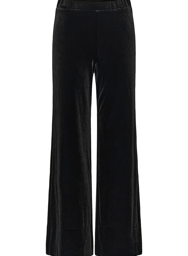 Pantalon Part Two Varla en velours noir