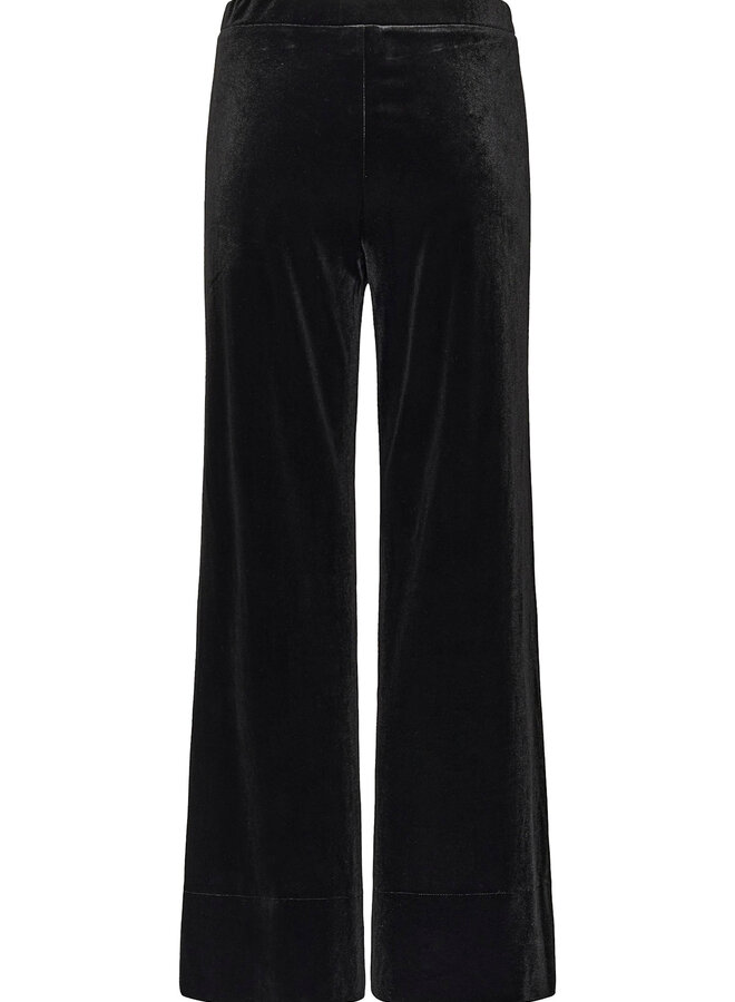 Pantalon Part Two Varla en velours noir