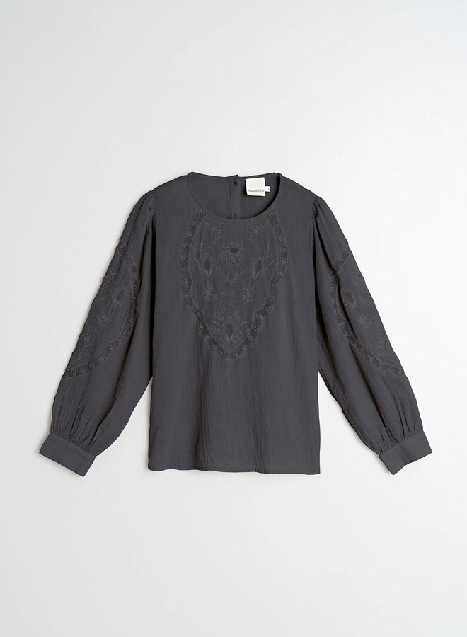 Blouse Indi & Cold à dentelle noire