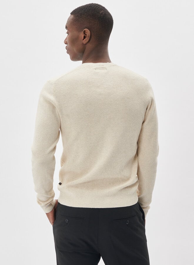 Tricot Matinique Lagoon gaufré beige pâle